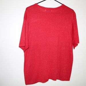 C.B. Collections red pullover sweater size Large